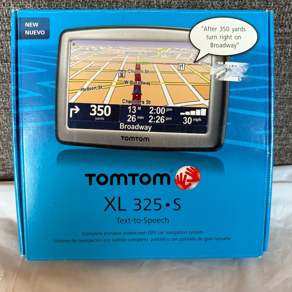TomTom XL 335S Car GPS Text-To-Speech Widescreen Car Navigation Tested‎ Works